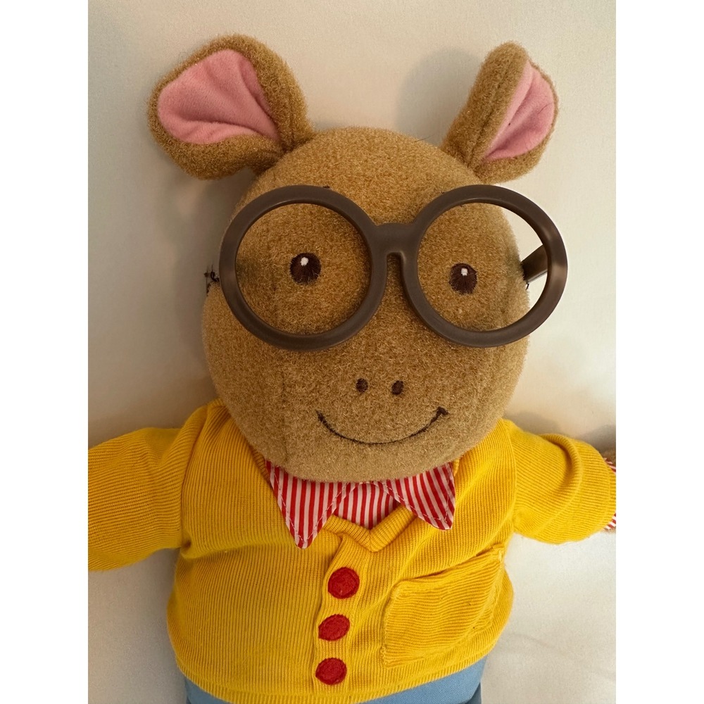 Vintage 1996 Playskool Talking Arthur Plush Doll Marc Brown PBS Kids 16 Inch - Picture 2 of 8